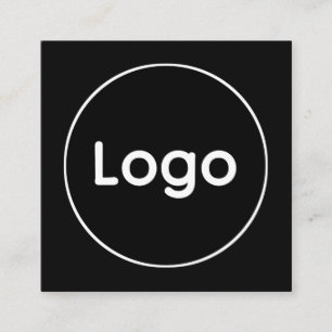 Custom Logo  Square Business Card