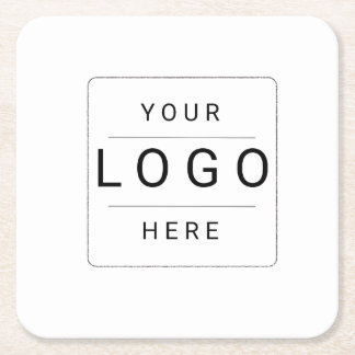 Custom Logo Square Paper Coaster