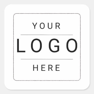 Custom Logo Square Sticker