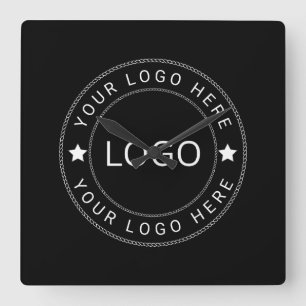 Custom Logo Square Wall Clock