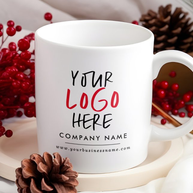 Custom Logo Stickers |  Business Branding Coffee Mug (Creator Uploaded)