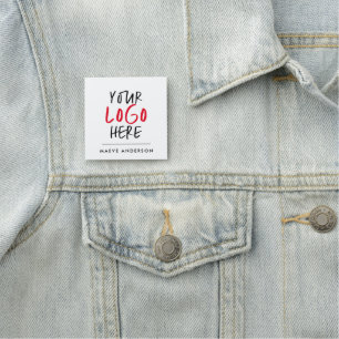 Custom Logo Stickers    Business Branding Name Tag