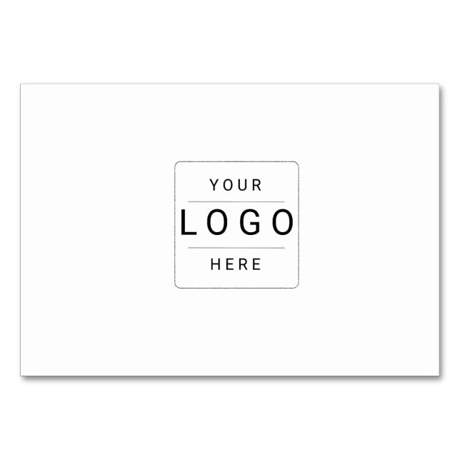Custom Logo Table Number (Front)