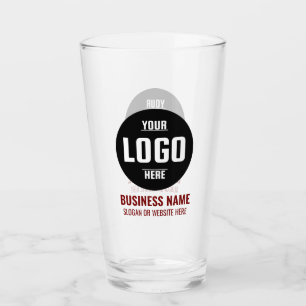 Custom Logo & Text 16oz Personalised Beer Glass