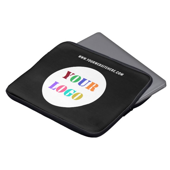 Custom Logo Text and Colours Business Laptop Sleev Laptop Sleeve (Front Top)