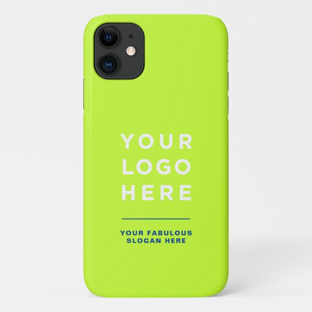 Custom Logo Text Apple iPhone Cases No Minimum (Back)