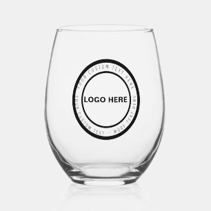 Custom Logo & Text Beer Glass Personalised Gift