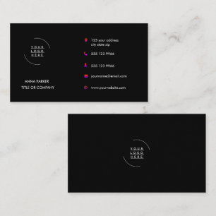 Custom Logo & Text Business Card