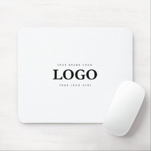 Custom Logo   Text Business Company  Mouse Mat
