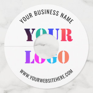 Custom Logo Text Business Party Wine Glass Tags