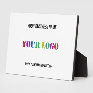 Custom Logo Text Business Promotional Plaque Gift