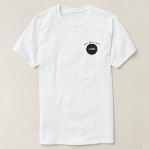 Custom Logo Text Business T-Shirt