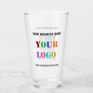 Custom Logo Text Glass Promotional Business Gift