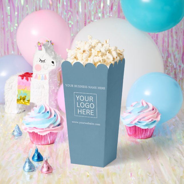 Custom Logo & Text Packaging popcorn Favour Box (Party)