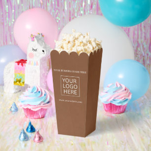 Custom Logo & Text Packaging popcorn Favour Box
