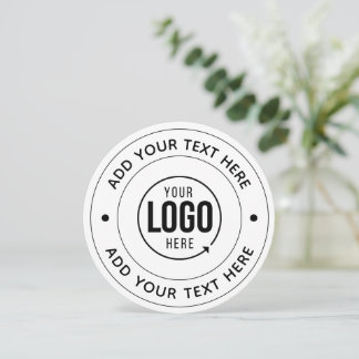📝 Custom Logo & Text Personalised Business Event
