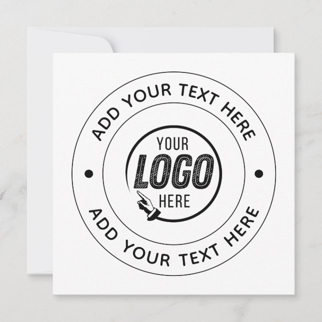 📝 Custom Logo & Text Personalized Business Event (Front)