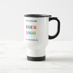 Custom Logo Text Promotional Business Travel Mug