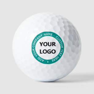 Custom Logo Text Promotional Golf Balls Example
