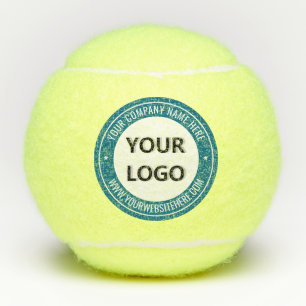 Custom Logo Text Stamp Tennis Balls - Your Colours