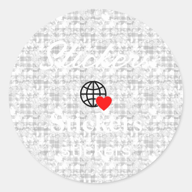 Custom Logo & Text Stickers – Round & Bold (Front)