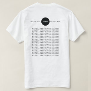 Custom Logo Text T-Shirt