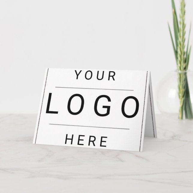 Custom Logo Thank You Card (Front)