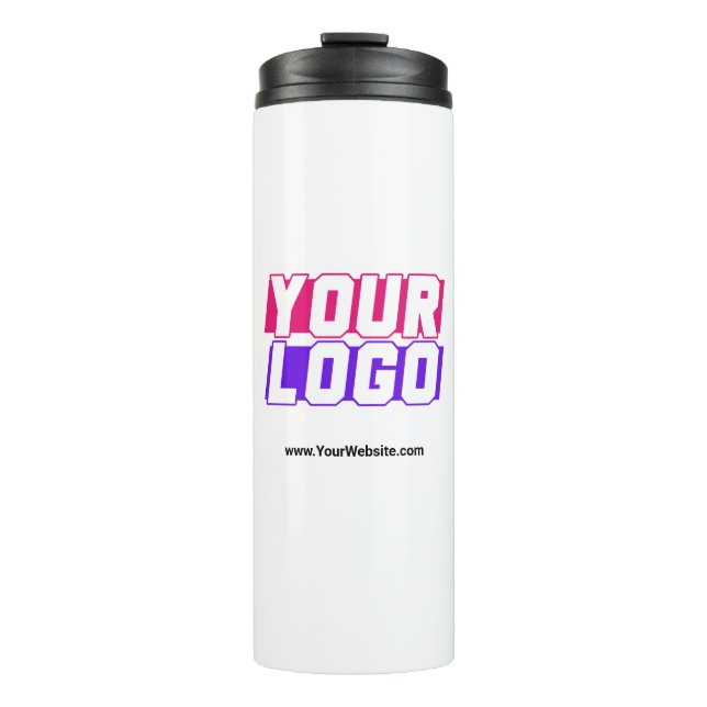 Custom Logo Thermal Tumblers - Add your logo (Front)