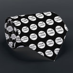 Custom Logo Tie<br><div class="desc">Custom Logo necktie. Replace the template logo with your own logo image to make a personalised logo tie.</div>