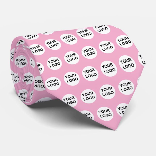 Custom Logo  Tie (Rolled)