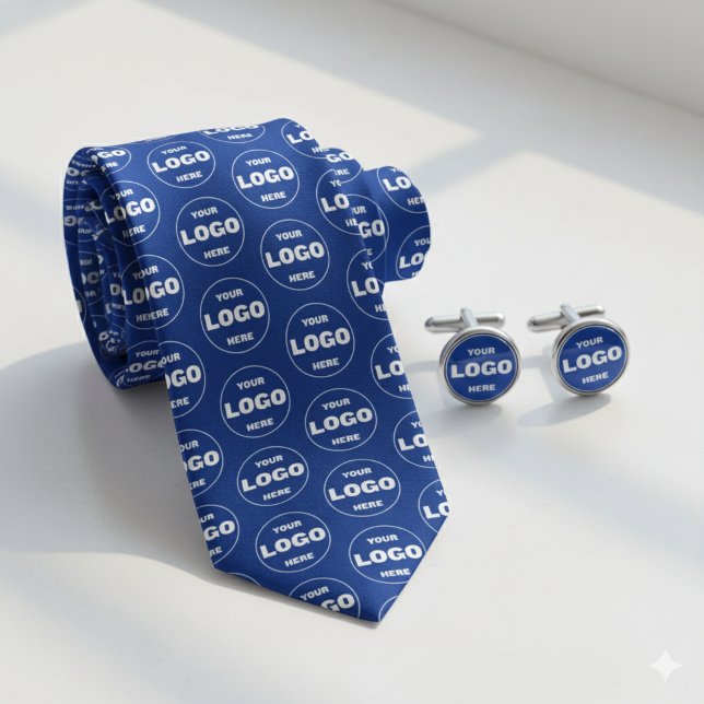 Custom Logo Tie - Professional Branded Necktie (Custom Logo Tie - Professional Branded Necktie)