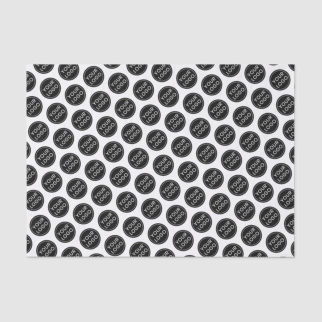 Custom logo tissue paper business packaging (Front)