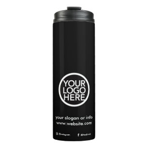 Custom Logo Travel Mug   Personalised Business 