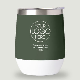 Custom Logo Travel Wine Tumbler with Lid