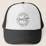 Custom Logo Trucker Hat<br><div class="desc">Upload your own logo</div>