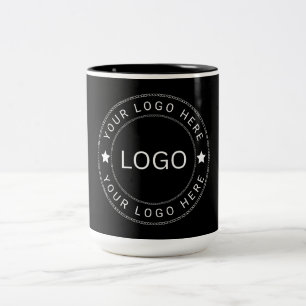 Custom Logo Two-Tone Coffee Mug