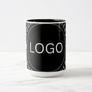 Custom Logo Two-Tone Coffee Mug