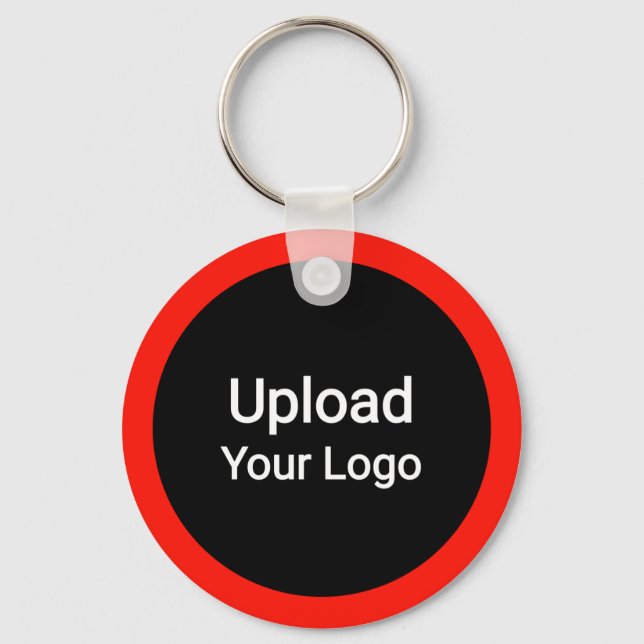 Custom Logo Upload | Personalised Business Key Ring (Front)