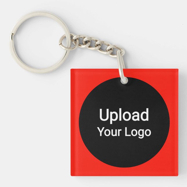 Custom Logo Upload | Personalized Business Key Ring (Front)