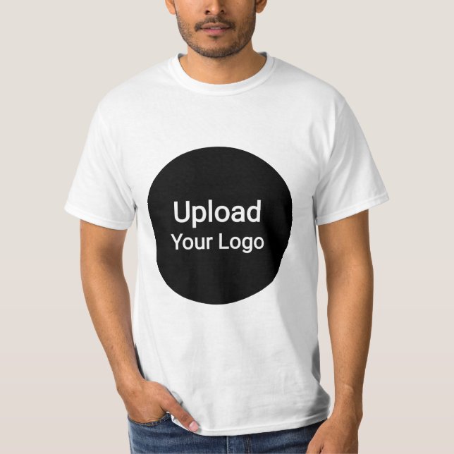 Custom Logo Upload | Personalized Business T-Shirt (Front)