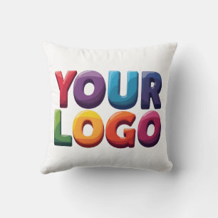 Custom Logo Upload Your Logo   Business & Brand  Cushion