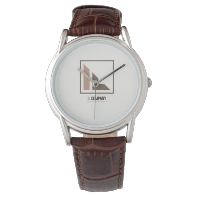 Custom logo watches - customised watch with logo (Front)