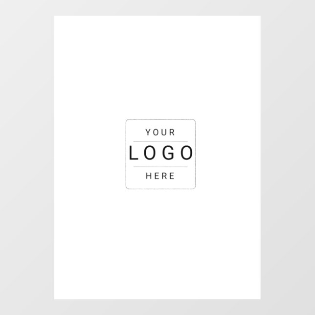 Custom Logo Window Cling (Sheet)