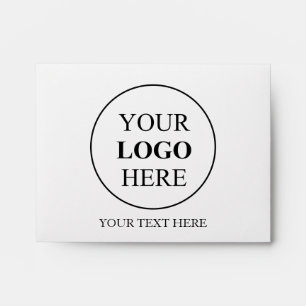 Custom Logo with Return Address – No Minimum Order Envelope