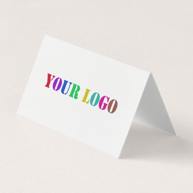 Custom Logo Your Business Promotional Personalised Business Card (Front)