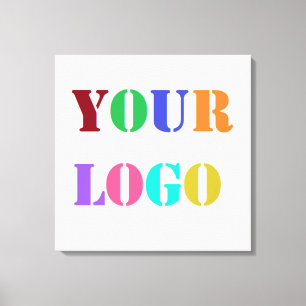 Custom Logo Your Business Promotional Personalised Canvas Print