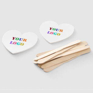 Custom Logo Your Business Promotional Personalised Hand Fan