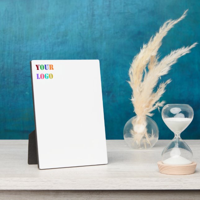 Custom Logo Your Business Promotional Personalised Plaque (Side)
