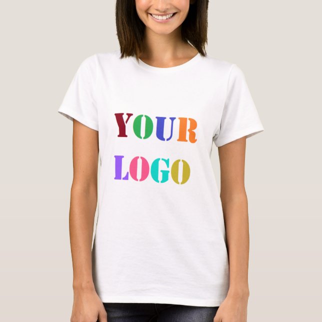 Custom Logo Your Business Promotional Personalised T-Shirt (Front)