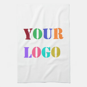 Custom Logo Your Business Promotional Personalised Tea Towel